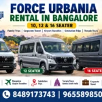 Force Urbania Rental in Bangalore – 10, 12 & 16 Seater
