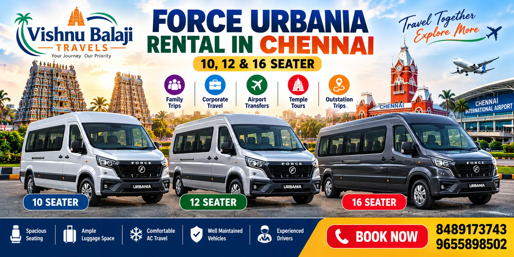 Force Urbania Rental In Chennai