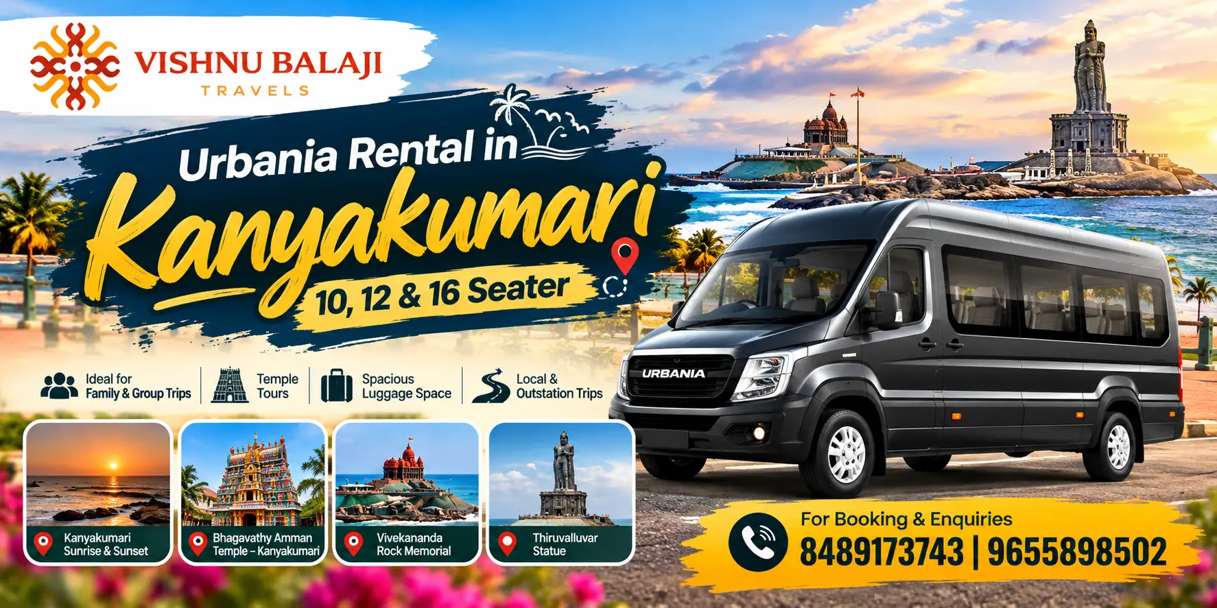 Force Urbania Rental In Kanyakumari