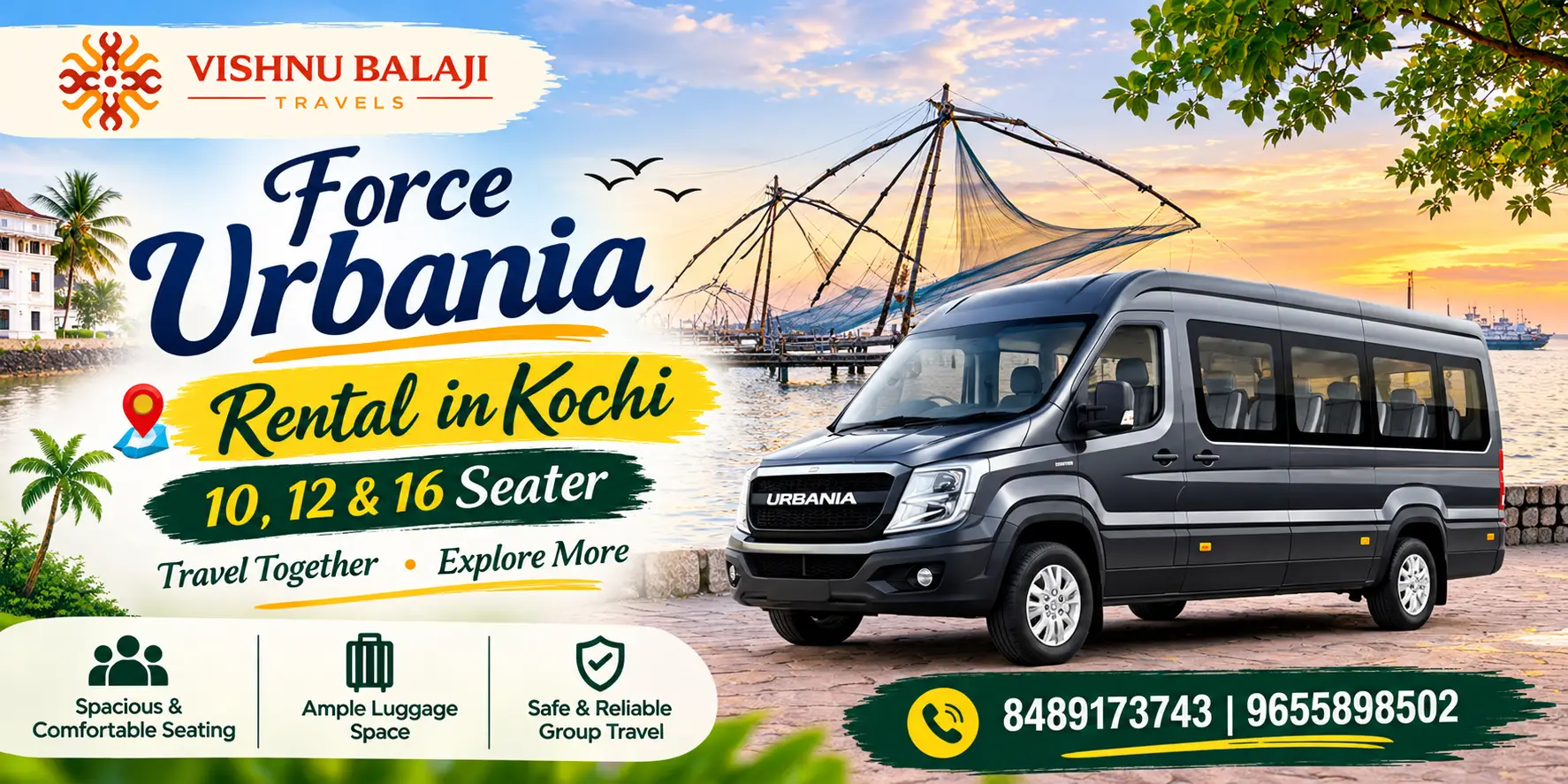 Force Urbania Rental In Kochi