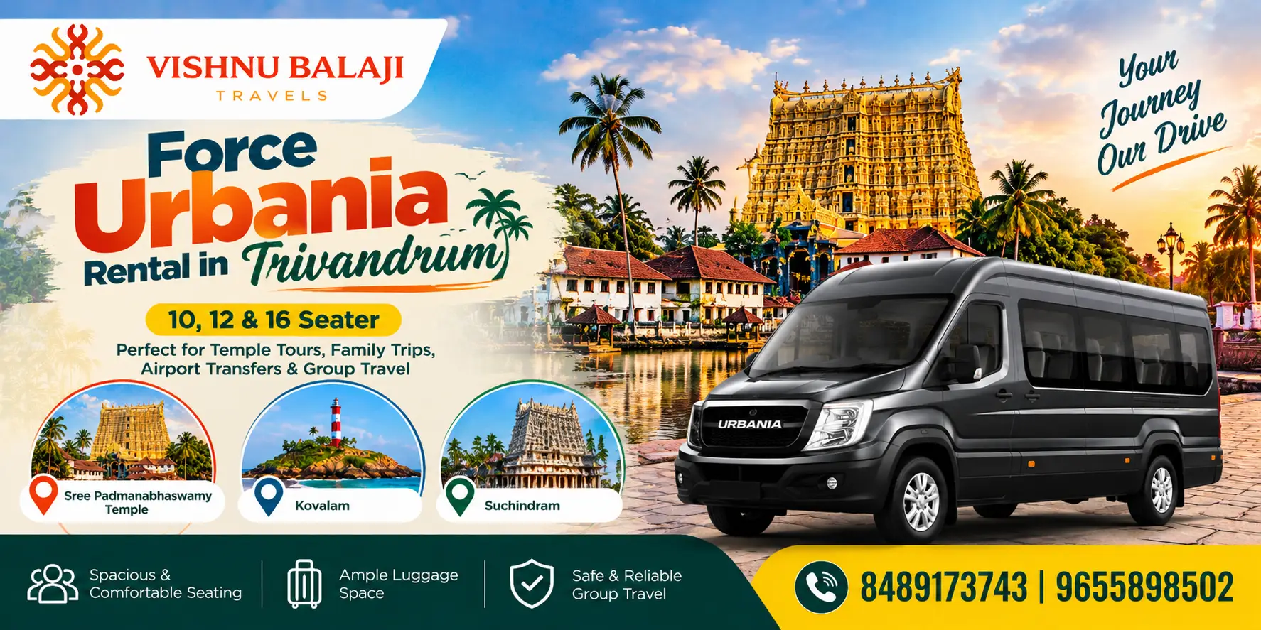Force Urbania Rental In Trivandrum