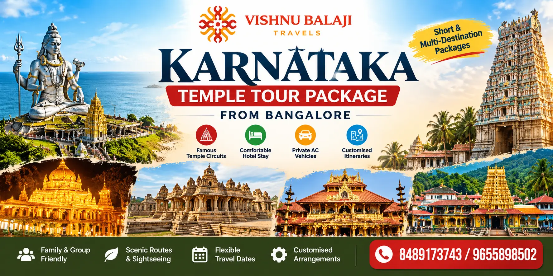 Karnataka Temple Tour Package From Bangalore