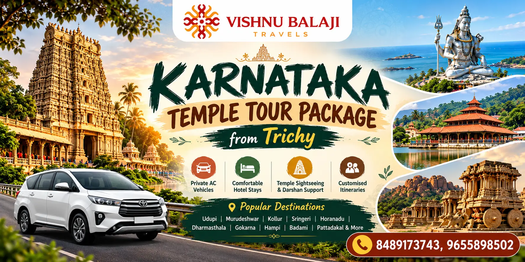 Karnataka Temple Tour Package From Trichy
