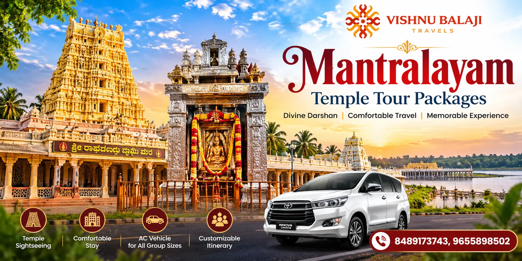 Mantralayam Temples List And Timings