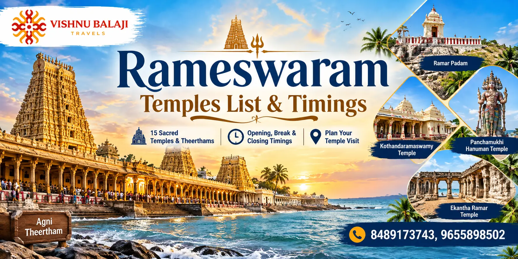 Rameswaram Temples List And Timings
