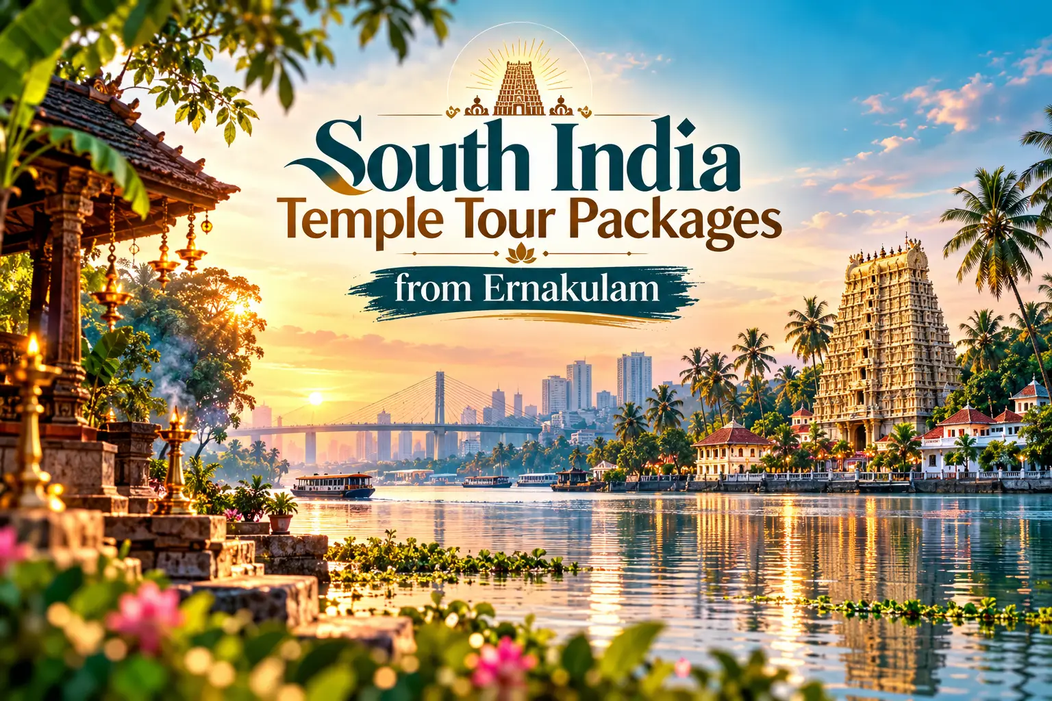 South India Temple Tour Packages From  Ernakulam