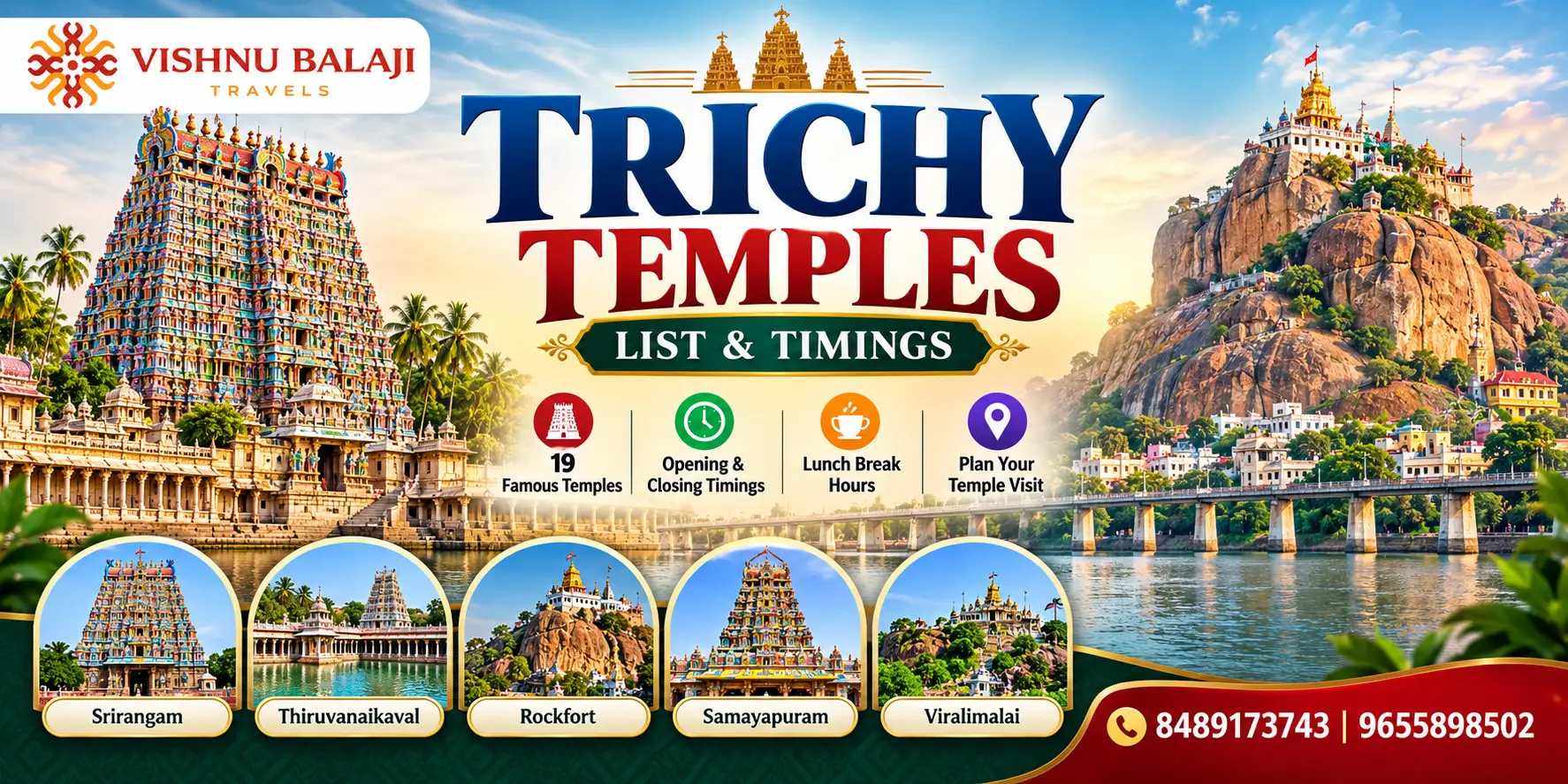 Trichy Temples List And Timings